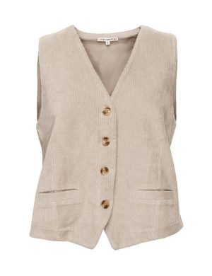 LIVING CRAFTS - Damen Weste - Beige