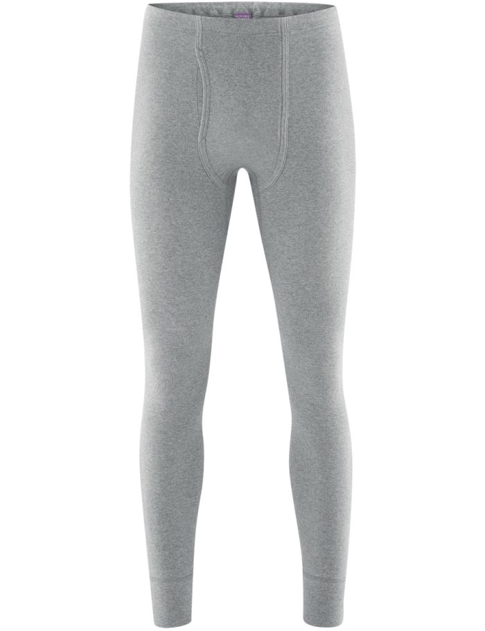 LIVING CRAFTS - Herren Lange Unterhose - Grau
