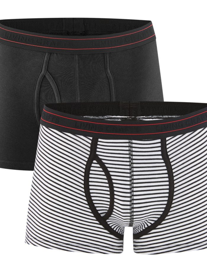 LIVING CRAFTS - Herren Pants, 2er-Pack - Gemustert