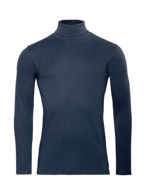 LIVING CRAFTS - Herren Rollkragen-Shirt - Blau
