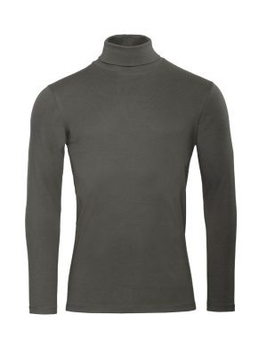 LIVING CRAFTS - Herren Rollkragen-Shirt - Braun