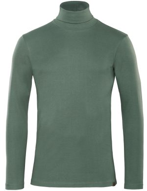 LIVING CRAFTS - Herren Rollkragen-Shirt - Grün