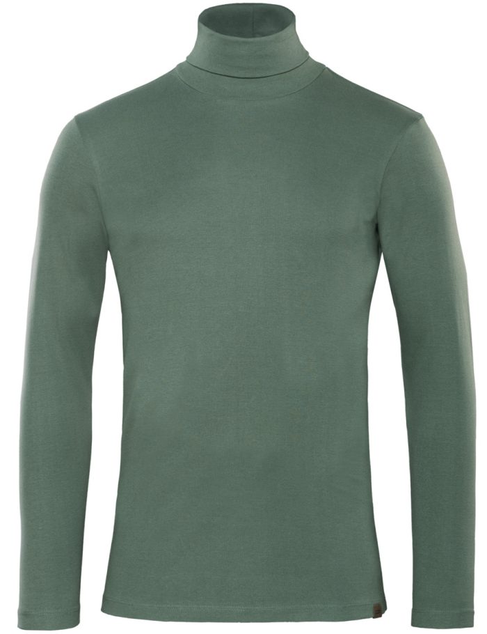 LIVING CRAFTS - Herren Rollkragen-Shirt - Grün