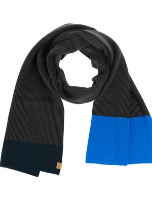 LIVING CRAFTS - Herren Schal - Blau