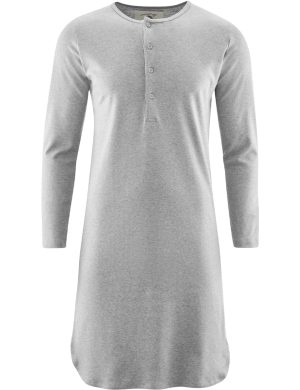 LIVING CRAFTS - Unisex Retro-Nachthemd - Grau