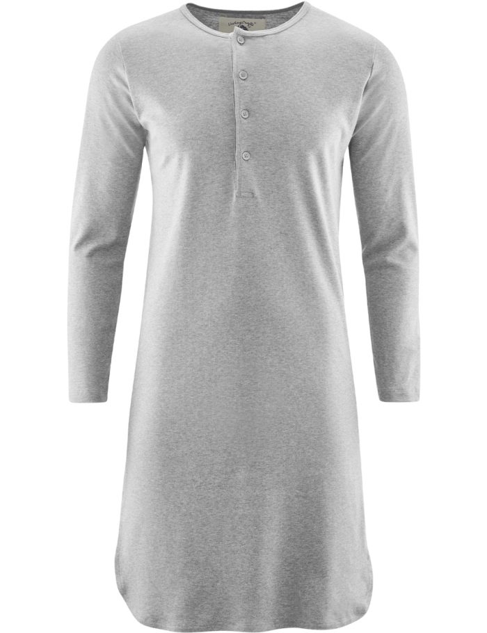 LIVING CRAFTS - Unisex Retro-Nachthemd - Grau