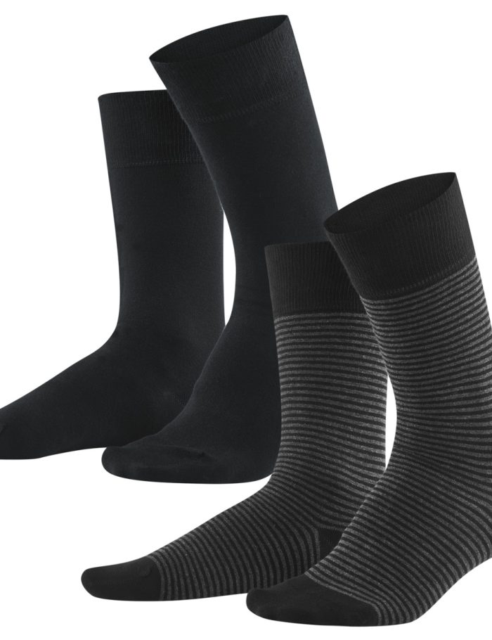 LIVING CRAFTS - Unisex Socken, 2er-Pack - Grau LIVING CRAFTS - Unisex Socken, 2er-Pack - Grau