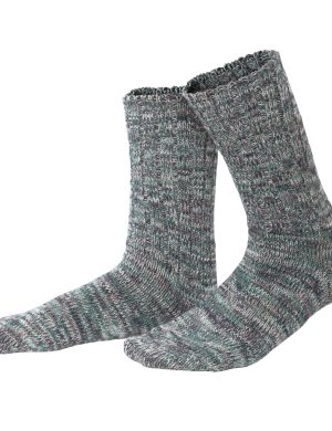 LIVING CRAFTS - Unisex Socken - Grau (97% Bio-Baumwolle; 2% Polyamid (recycelt); 1% Elasthan), Nachhaltige Mode, Bio Bekleidung