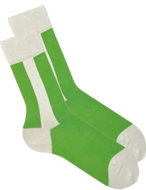LIVING CRAFTS - Unisex Socken - Grün (87% Bio-Baumwolle; 12% Polyamid (recycelt); 1% Elasthan), Nachhaltige Mode, Bio Bekleidung