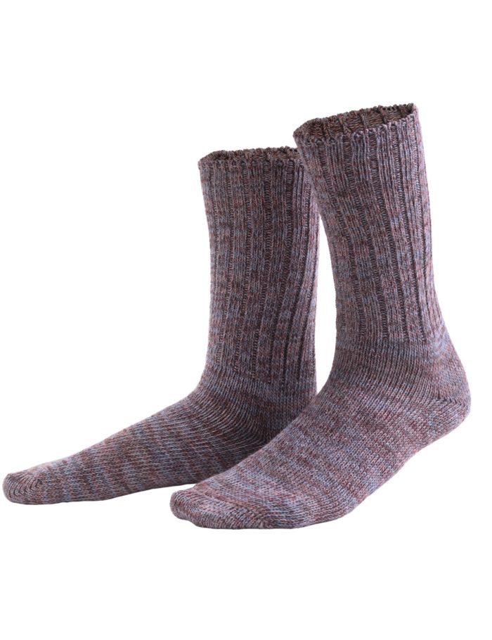 LIVING CRAFTS - Unisex Socken - Lila (97% Bio-Baumwolle; 2% Polyamid (recycelt); 1% Elasthan), Nachhaltige Mode, Bio Bekleidung