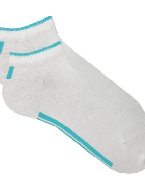 LIVING CRAFTS - Unisex Socken - Türkis (90% Bio-Baumwolle; 9% Polyamid (recycelt); 1% Elasthan), Nachhaltige Mode, Bio Bekleidung