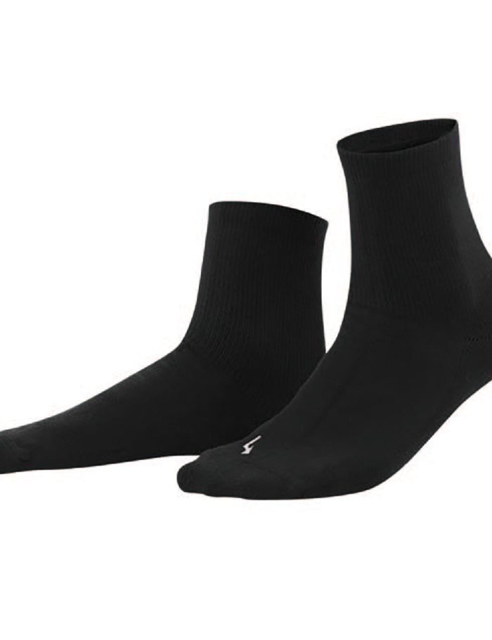 LIVING CRAFTS - Unisex Sport-Socken - Schwarz (87% Bio-Baumwolle; 11% Polyamid (recycelt); 2% Elasthan), Nachhaltige Mode, Bio Bekleidung