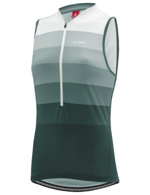Löffler - Women's Bike Sleevless Jersey Halfzip Rainbow - Rad Singlet