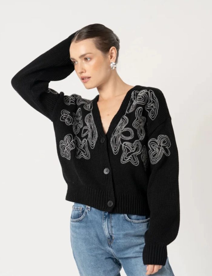 Cardigan Leylah Schwarz Cardigan Leylah Schwarz