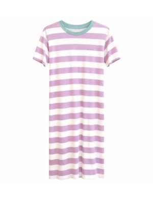 Mazine - Women's Bold Striped Jersey Dress - Kleid