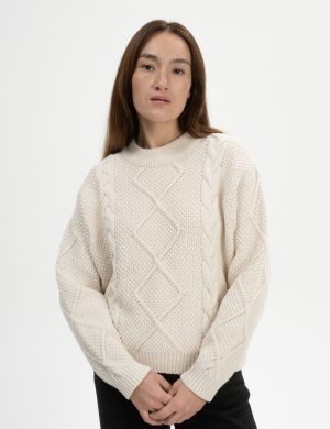 Strickpullover Zopfmuster Samaira