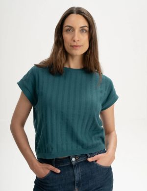 T-Shirt Bhari Struktur Strick
