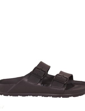Natural World Eco Strand Sandalen schwarz