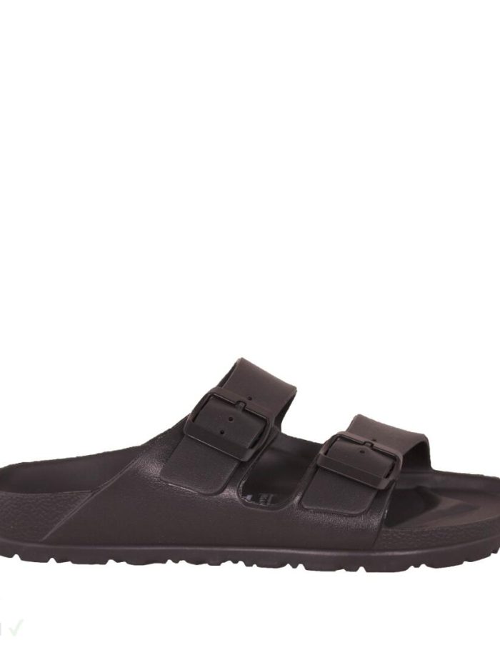 Natural World Eco Strand Sandalen schwarz