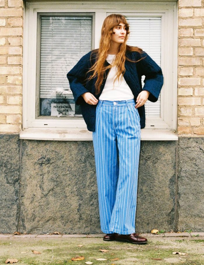 Hose Gullan Striped Blau Hose Gullan Striped Blau
