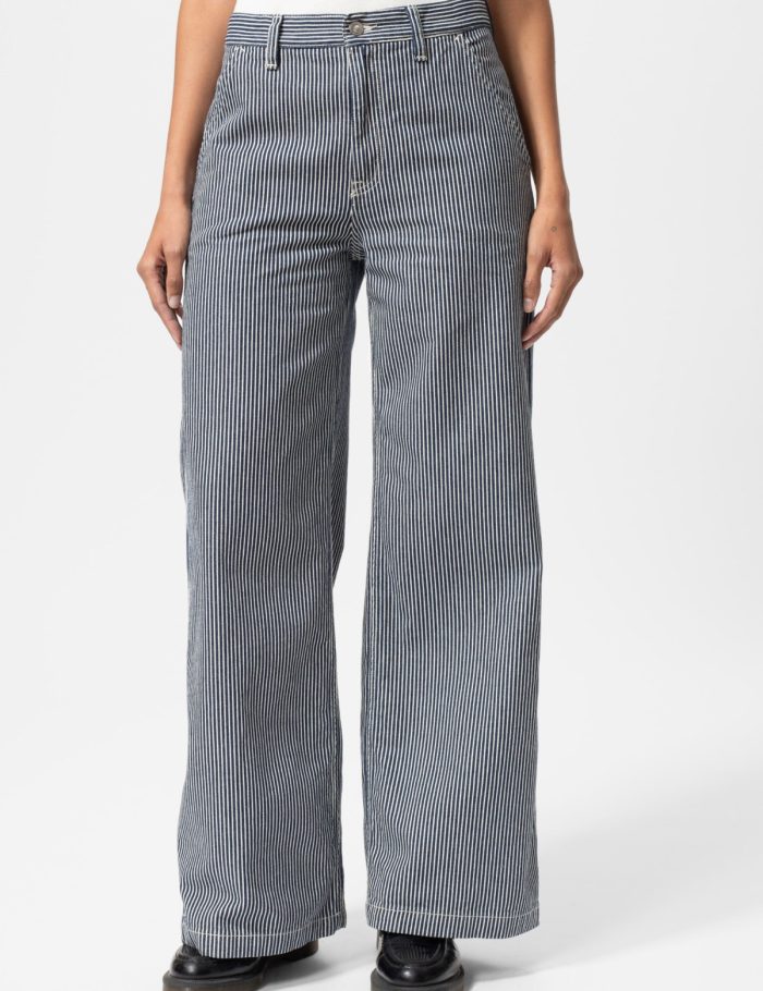 Hose Inez Striped Blau