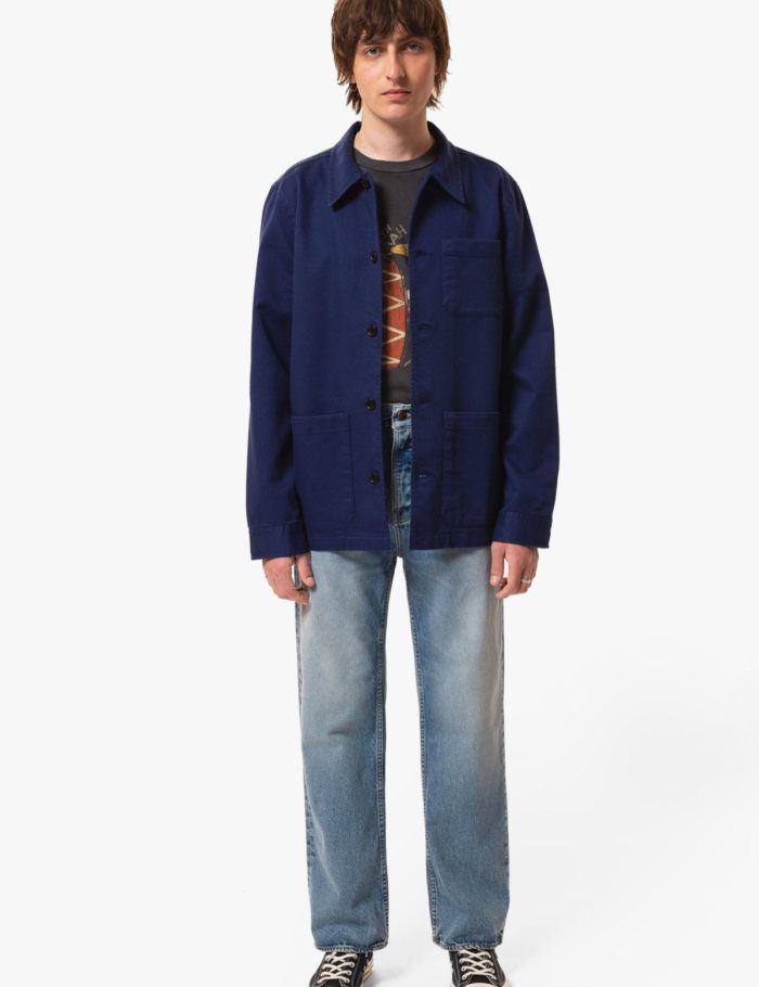 Jacke Barney Worker Blau