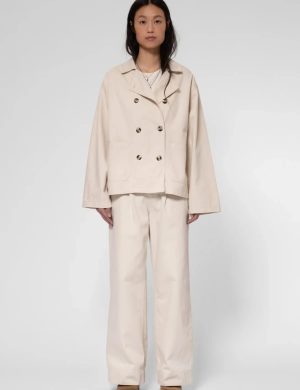 Jacke Bibbi Workwear Sailor Off White