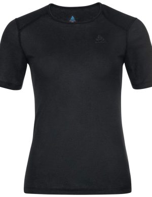 ACTIVE WARM BL TOP CREW NECK S/S