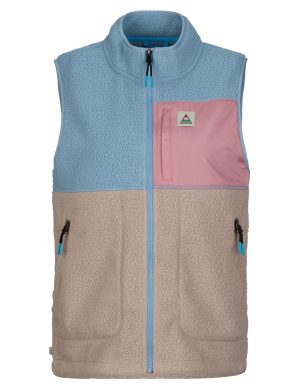 FAIRBANKS FULL ZIP RECYCLED SHERPA GILET
