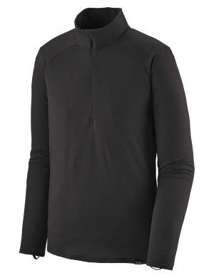 M'S CAP TW ZIP NECK