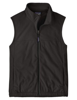 M'S TEXTURED FLEECE VEST