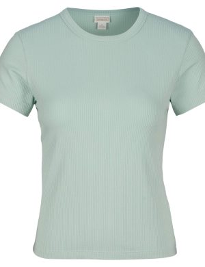 W'S RIB KNIT TOP