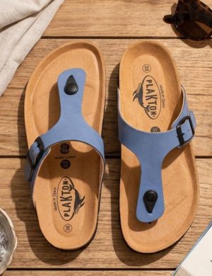 Plakton Sandalen 2 Farben Zehentrenner Bolero Tapir blau