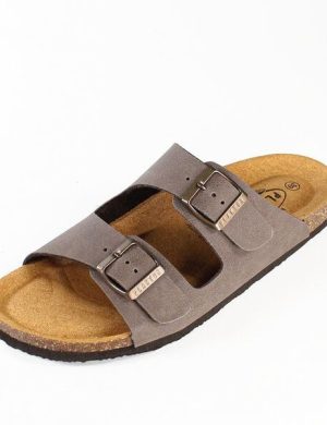 Plakton Vegane Damen Sandale BETA mit Korksohle und einstellbaren Schnallen