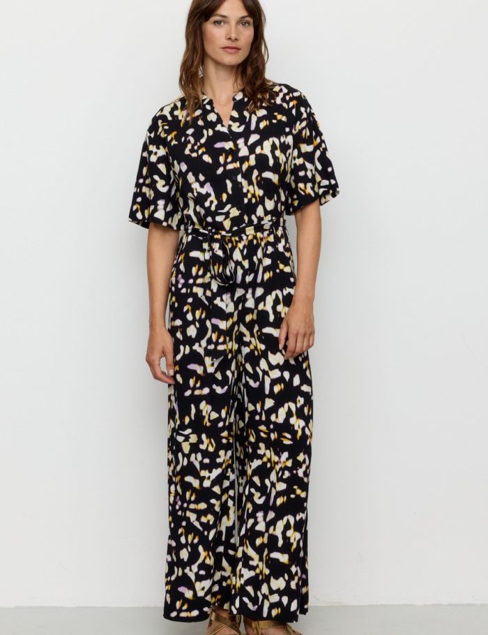 Jumpsuit Cassia Blurry Schwarz