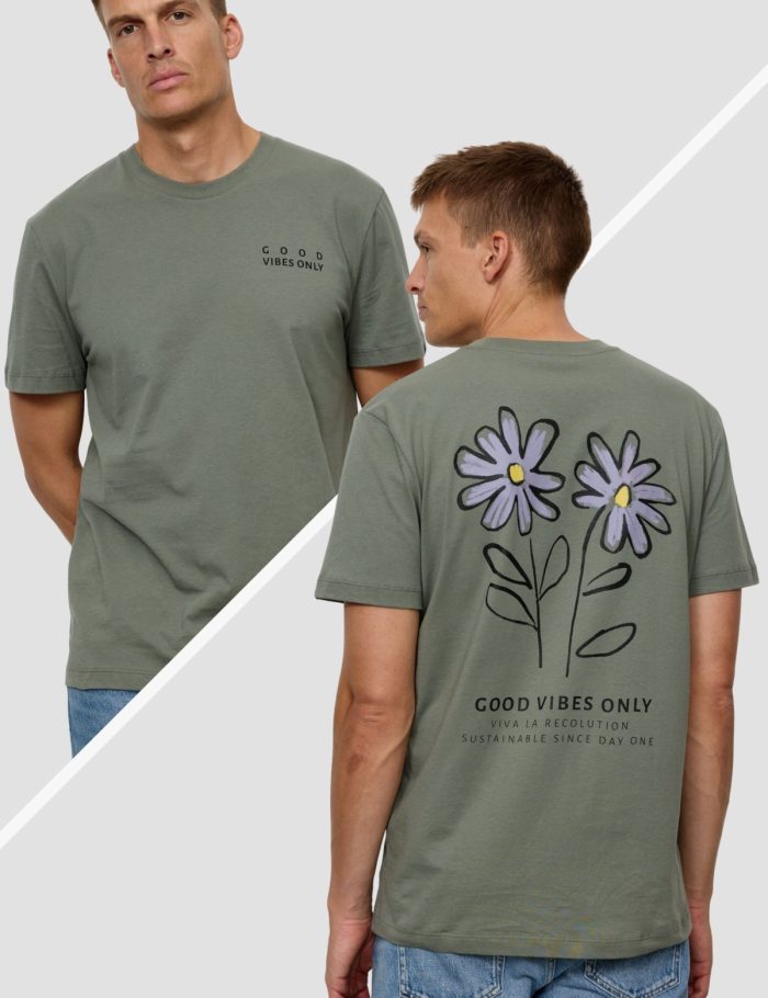 T-Shirt Agave Good Vibes Gr&uuml;n