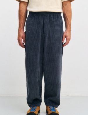 Hose Wide Cord Blau