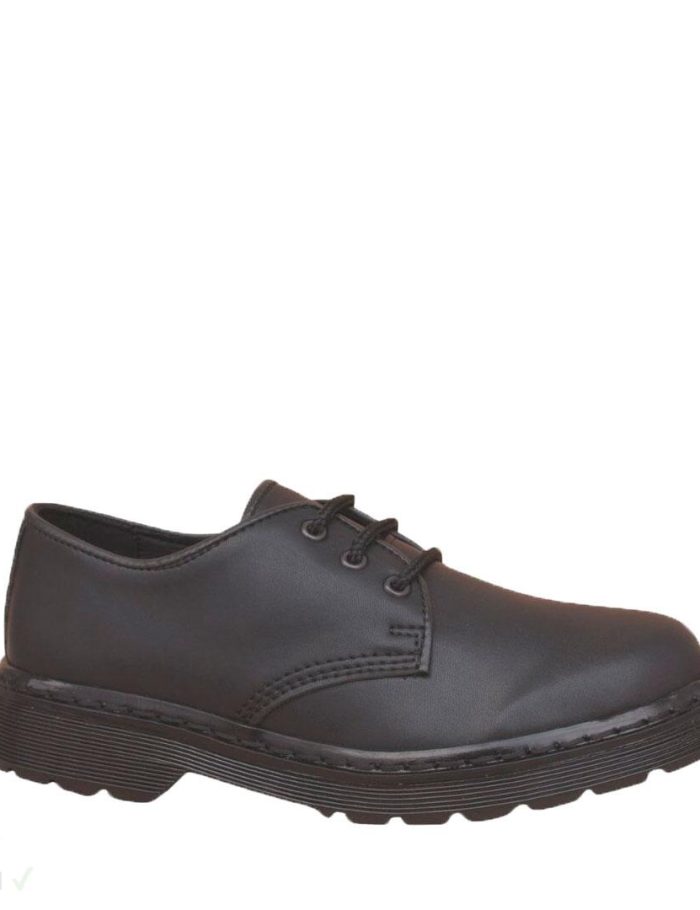Shoezuu 3 Eye UK Shoe Black