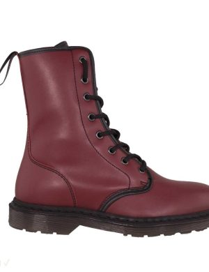 Shoezuu 8 Eye Micro Boots Winter Edition cherry