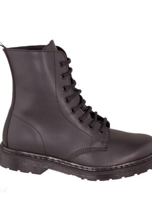 Shoezuu 8 Eye UK Boots black mono