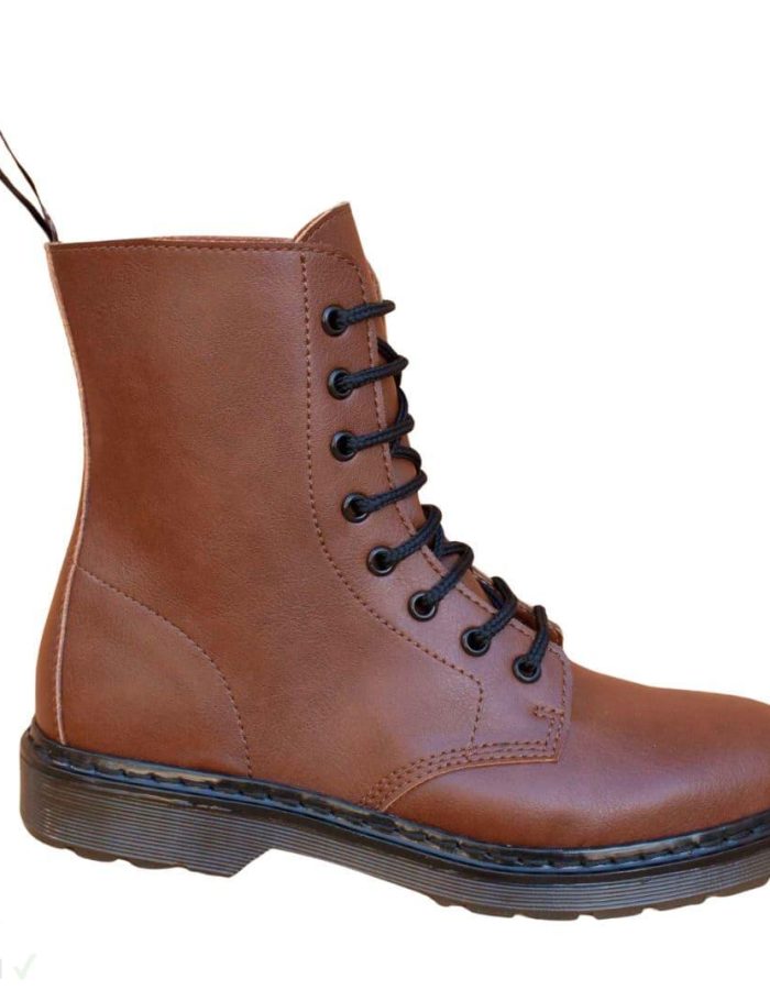Shoezuu 8 Eye UK Boots nutbrown
