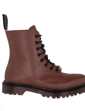 Shoezuu 8 Eye UK Boots Winter nussbraun