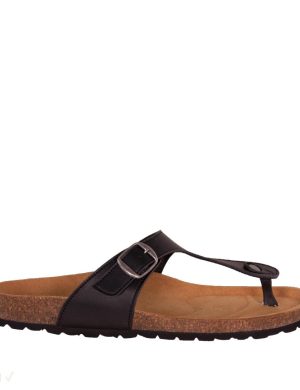 Shoezuu Toe Post Sandalen schwarz