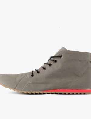 66 Grey / Poppy Red