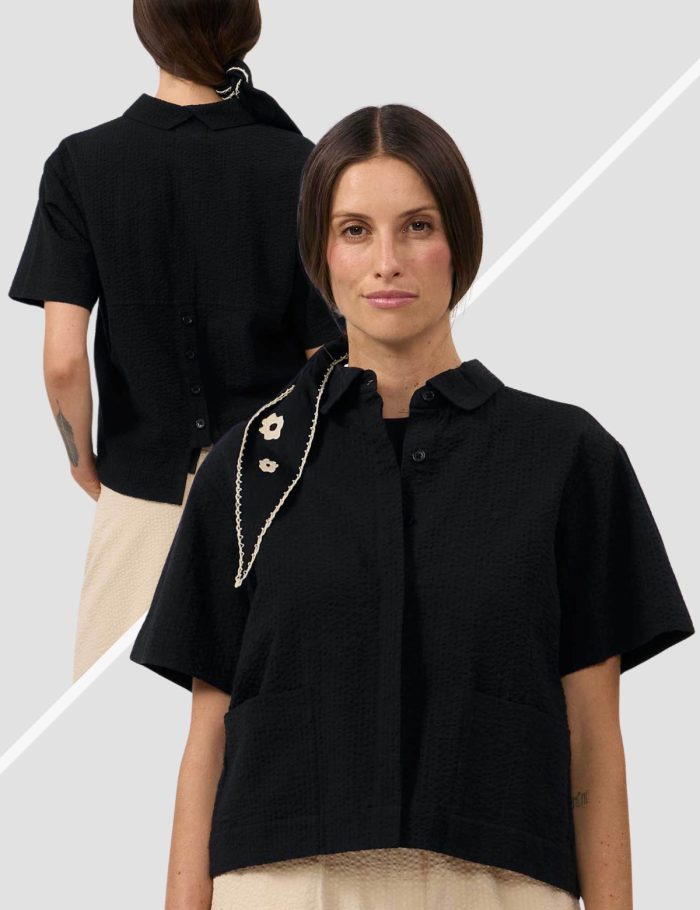 Bluse Eder Schwarz