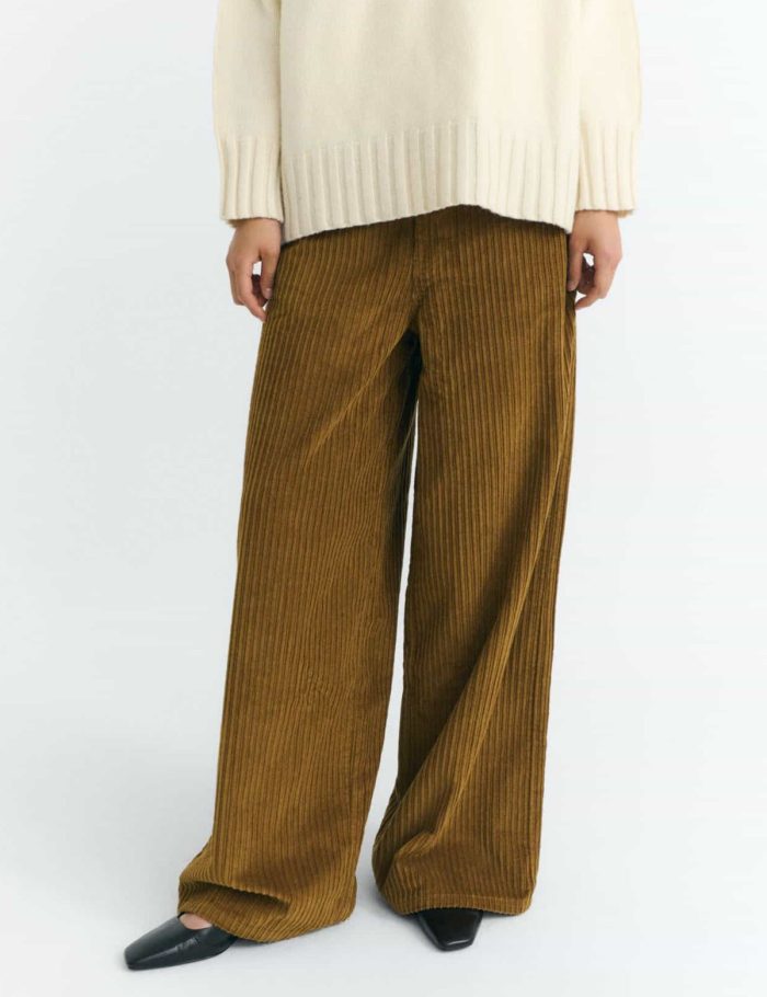 Hose Hedda Corduroy Braun