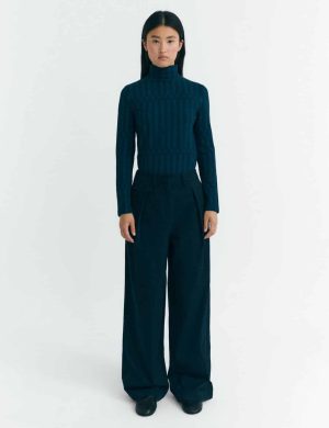 Hose Pat Blau