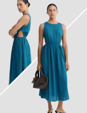 Kleid Kin Windsor Stripes Blau