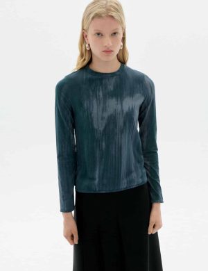 Longsleeve Brisa Ombre Blau