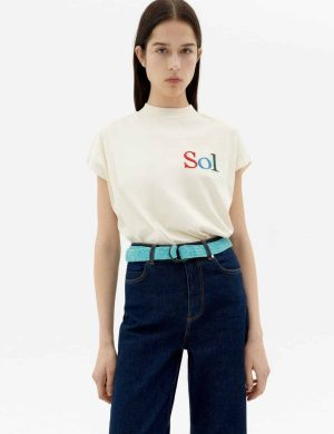 T-Shirt Volta Sol Wei&szlig;
